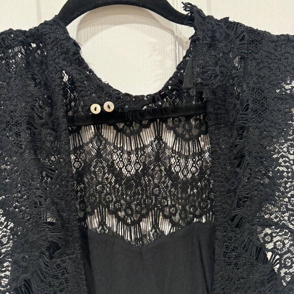 Free People Intimately Lace Open‎ Back Dress Medium M  A070322 - Picture 9 of 10